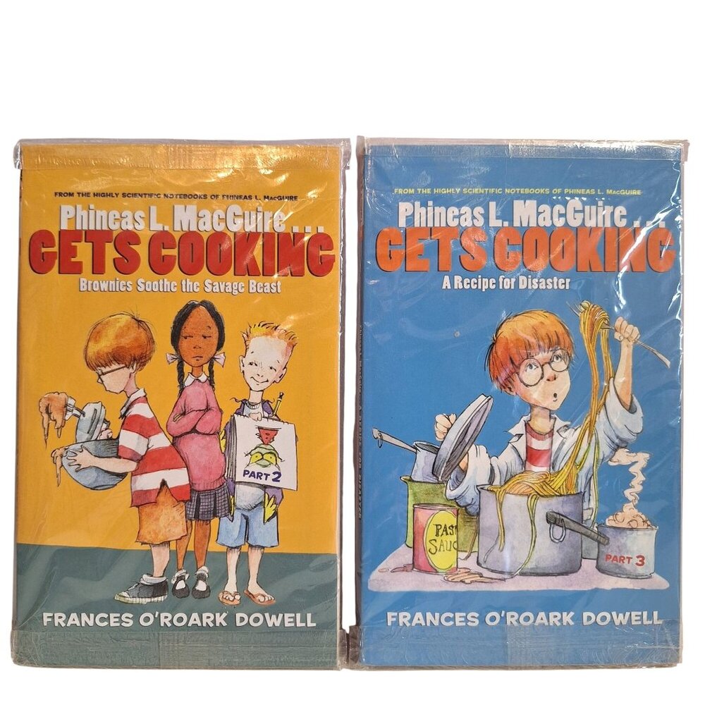 Phineas L MacGuire Gets Cooking Part 1 2 Sealed  Age 8-12 Book Lot